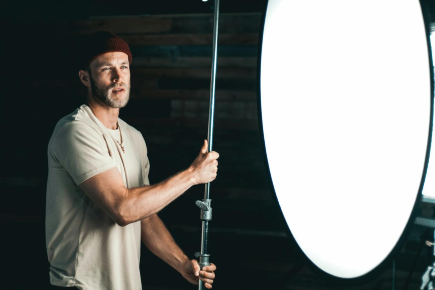 Session de formation en photographie de portrait avec mise en pratique